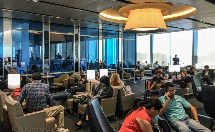 United Club, Terminal 7 LAX – I totally wasn’t prepared for this