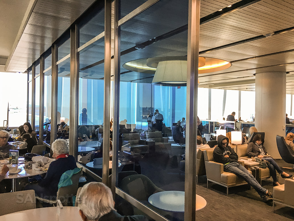 United club interior design LAX