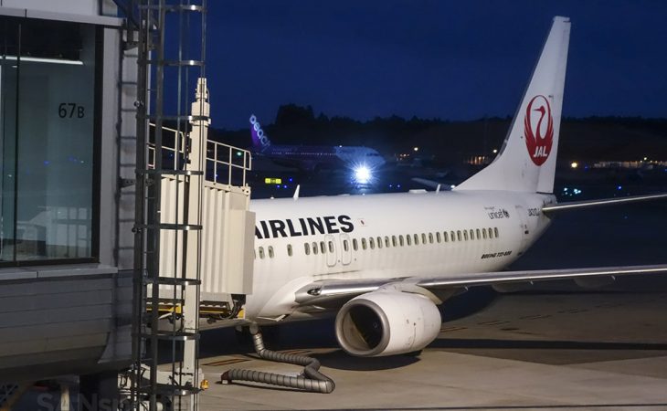 Japan Airlines 737-800 business class Tokyo (Narita) to Beijing