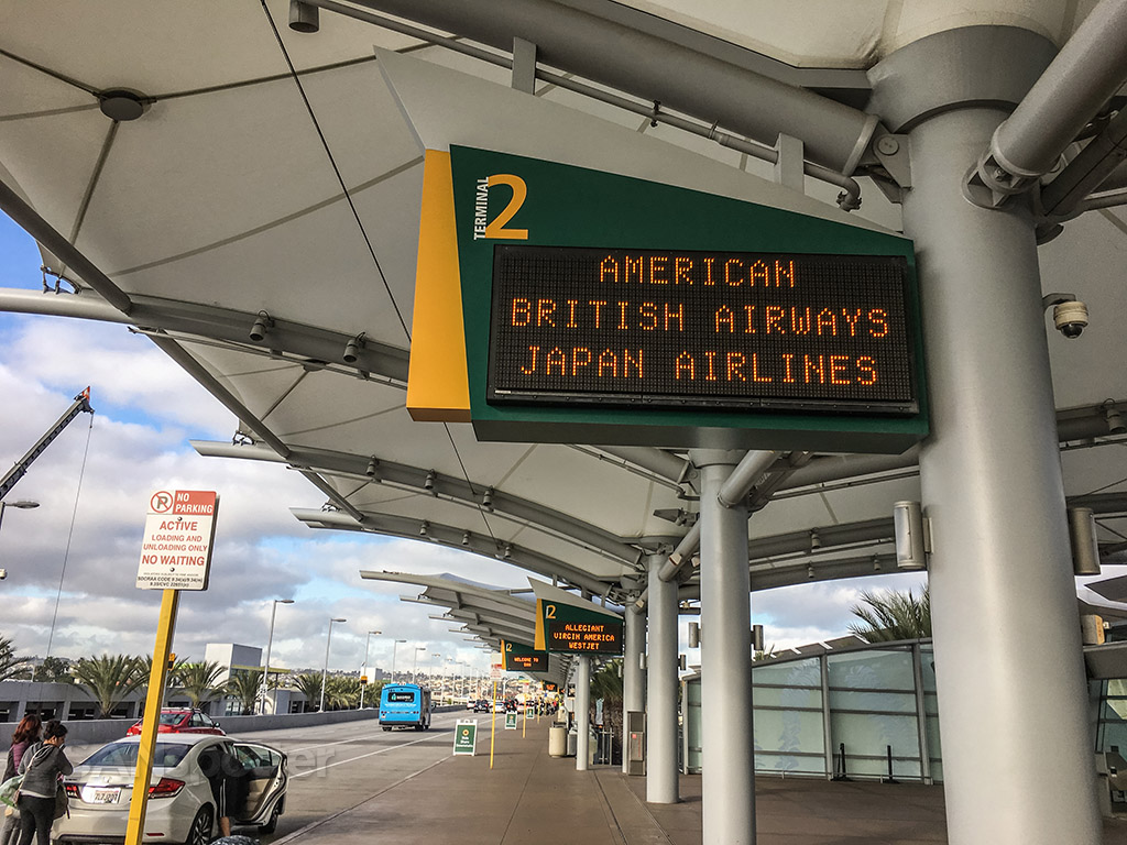 Japan Airlines departure SAN