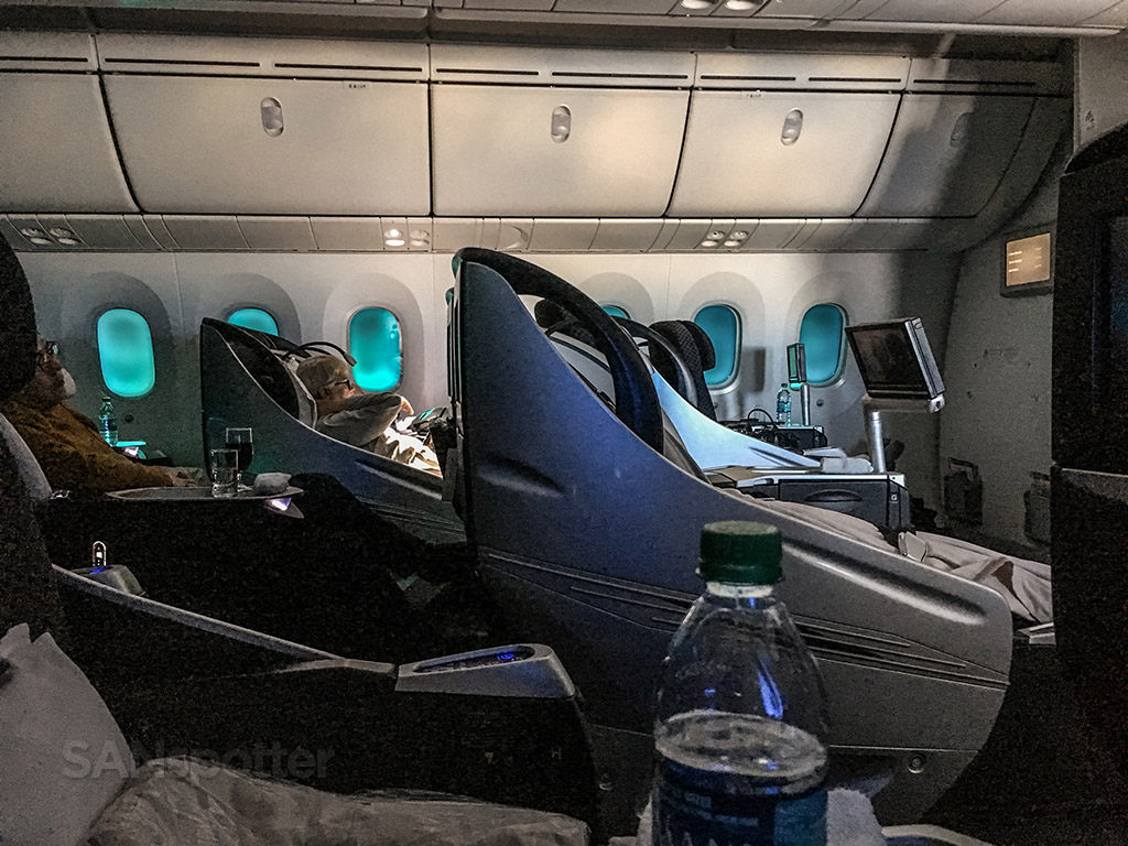 Boeing 787 tinted windows