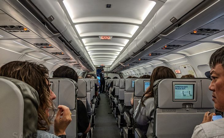 JetBlue A320 economy class Fort Lauderdale to San Diego