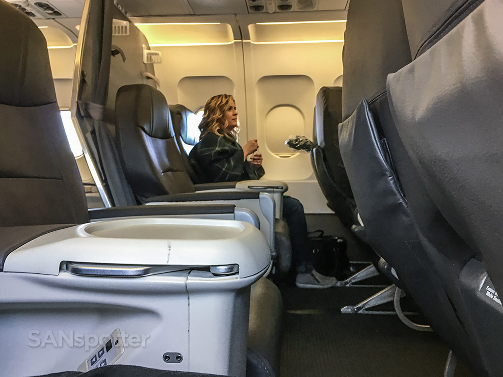 American Airlines a321 the first class cabin