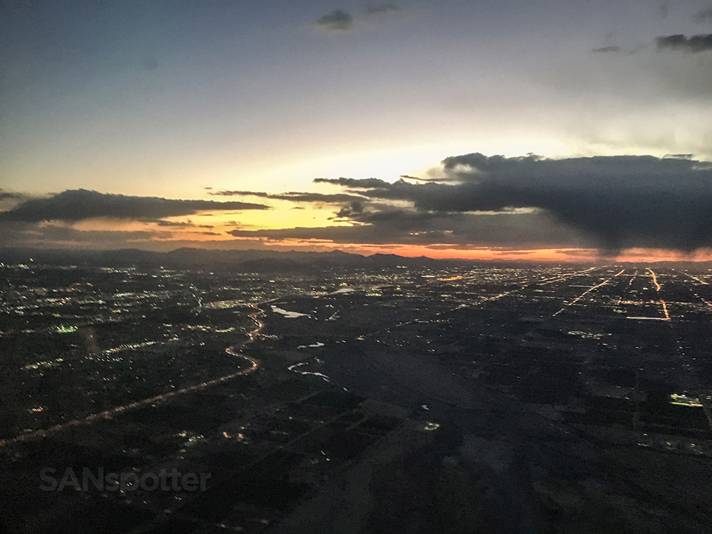 Sunset over Arizona
