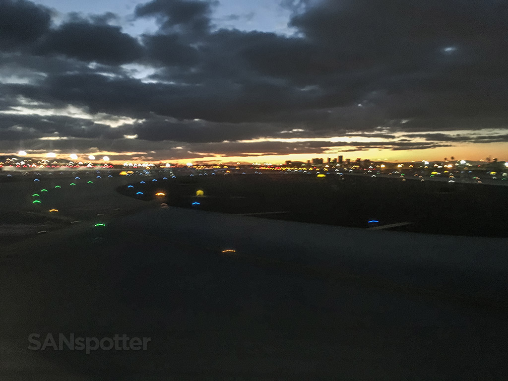 Phoenix airport at night