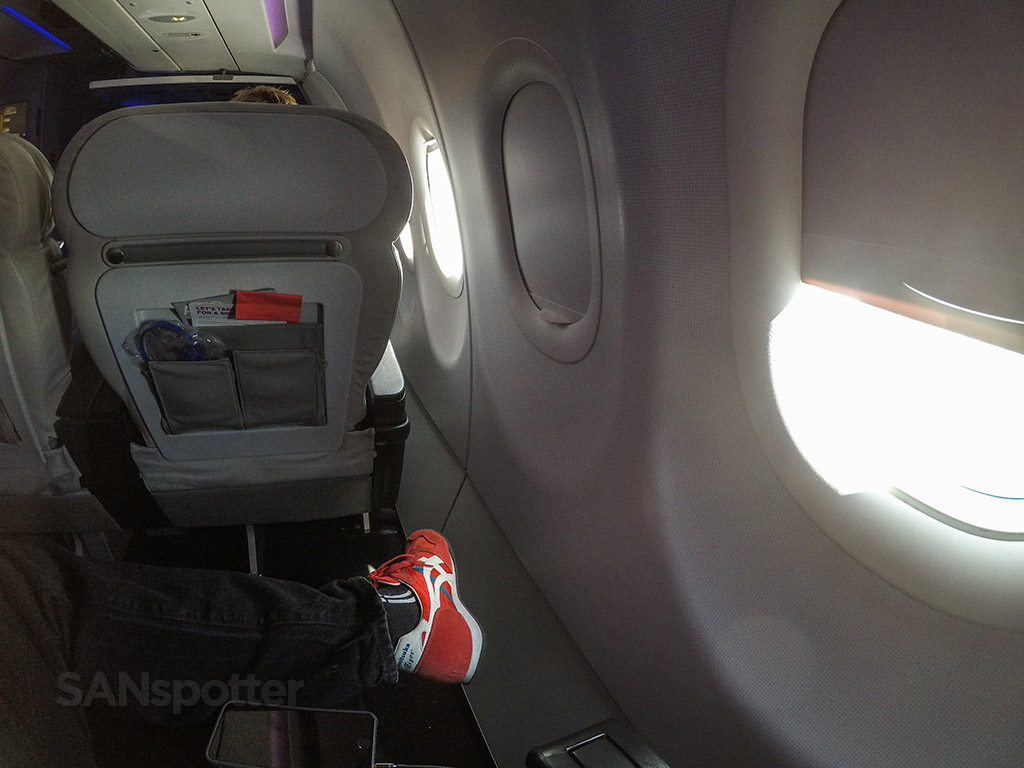 Virgin America first class experience