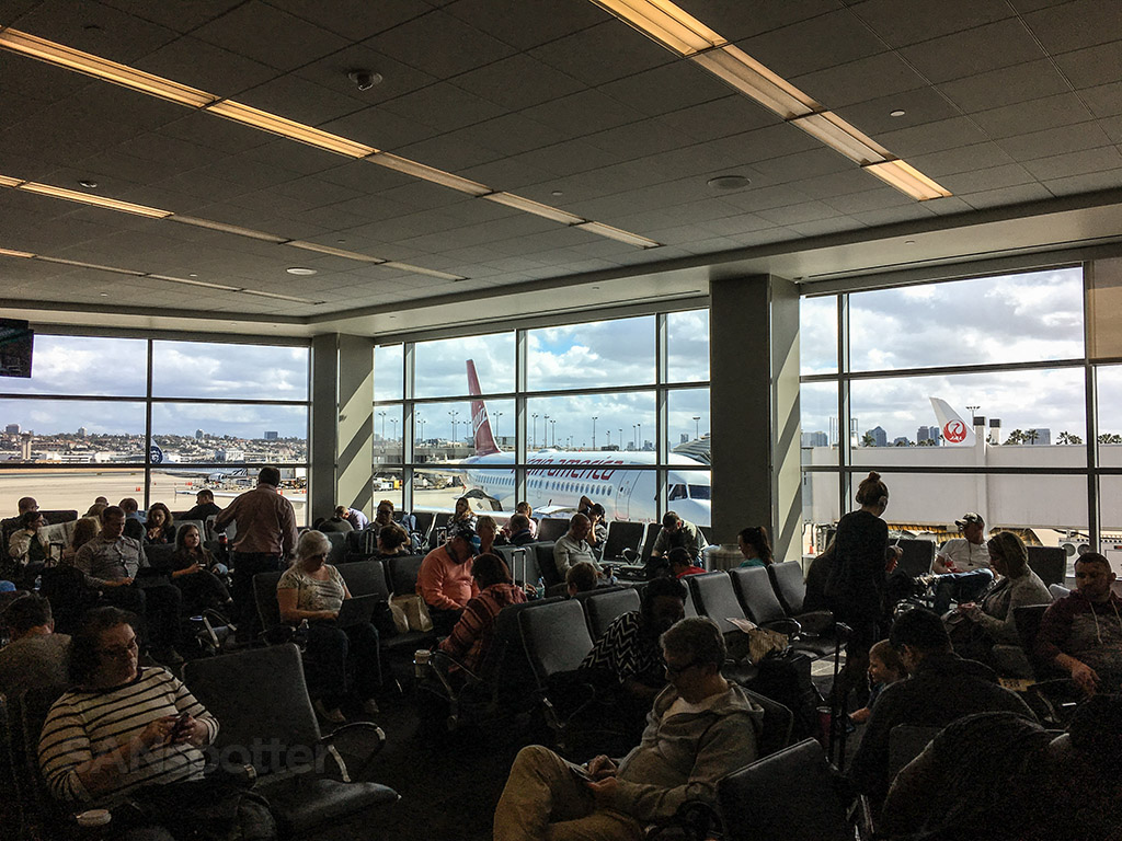Virgin America terminal to San Diego