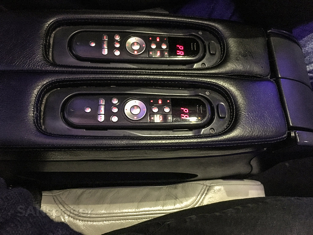 Virgin America first class entertainment remote control