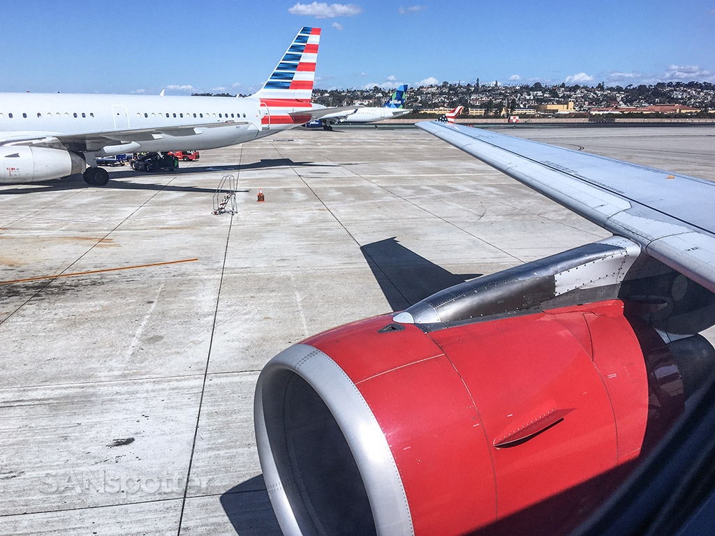 Virgin America at San Diego airport