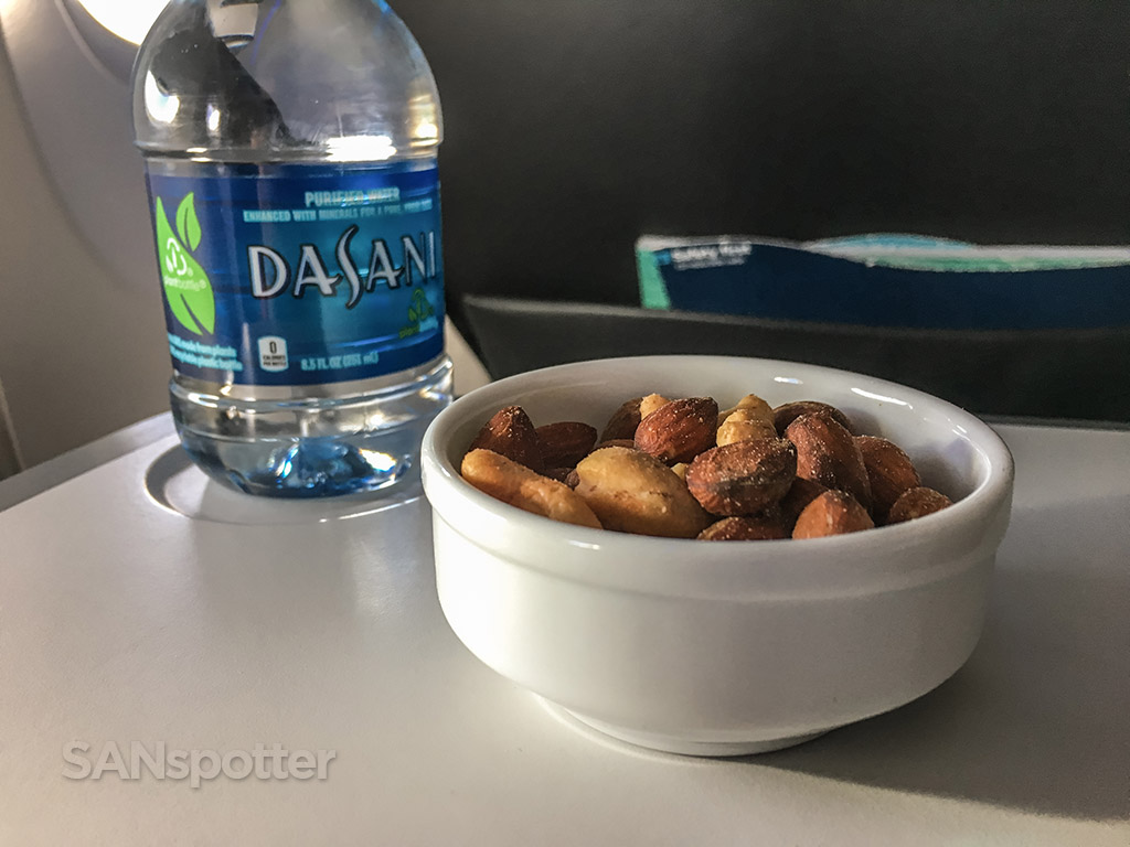  Alaska airlines warm nuts first class