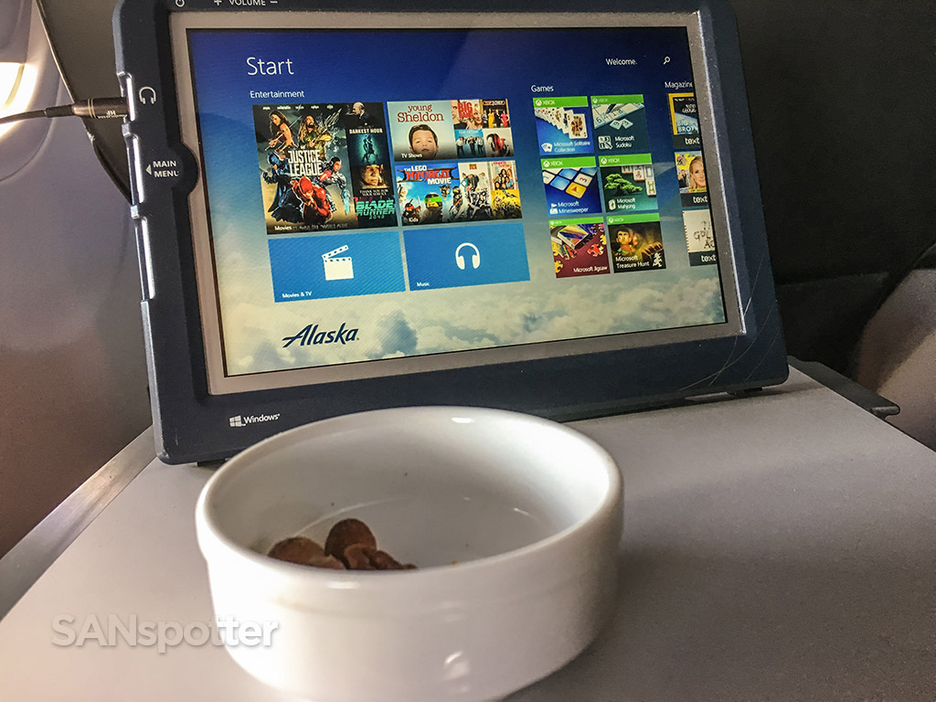 Alaska airlines portable video players