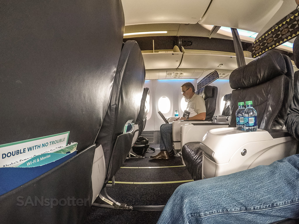 Alaska airlines first class leg room
