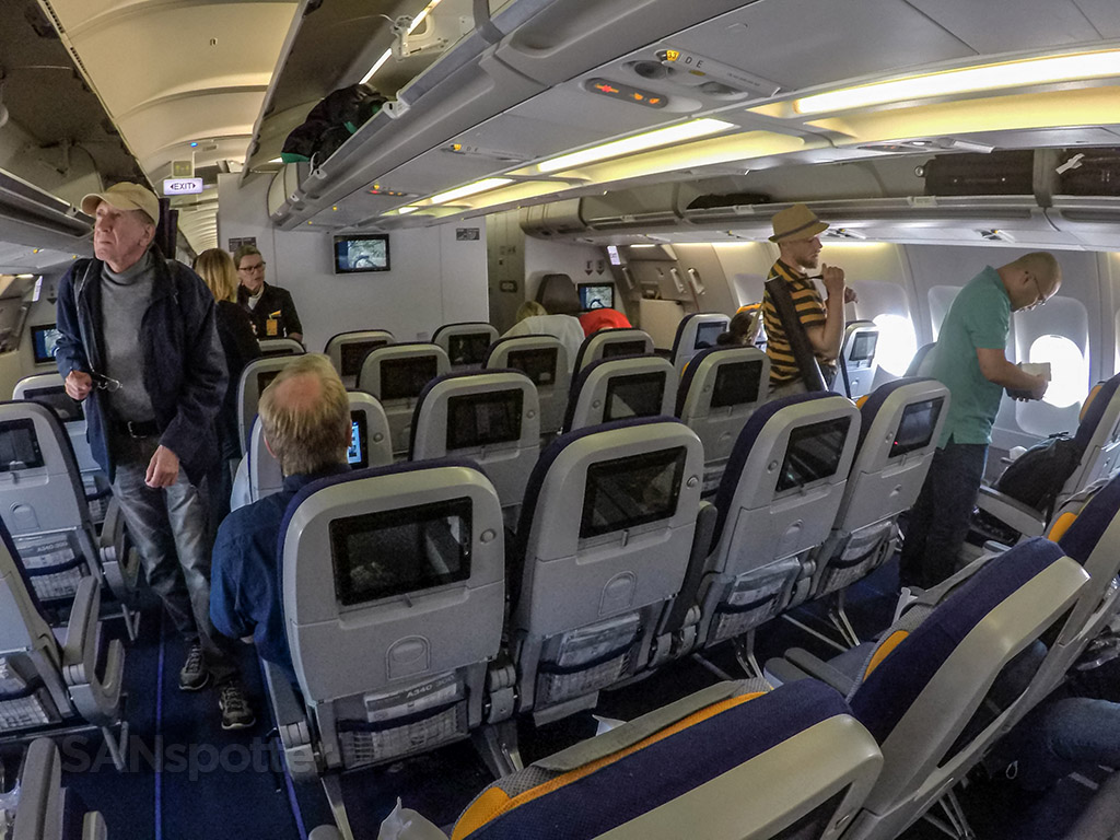 Lufthansa A340 300 Economy Class San Diego To Frankfurt