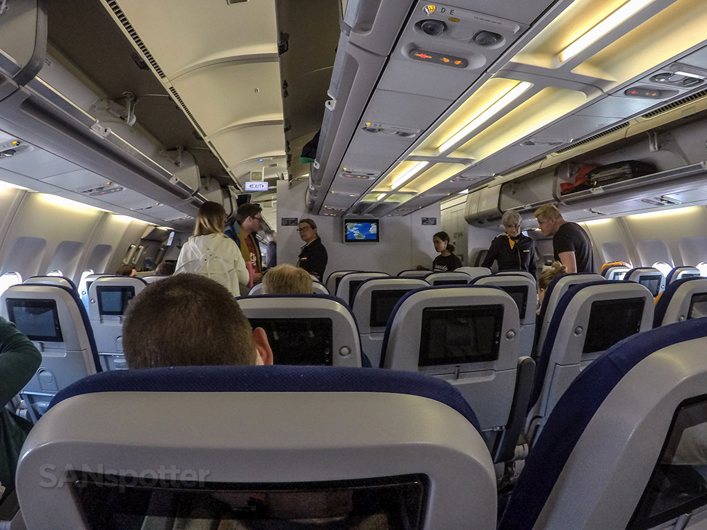 Lufthansa A340 300 Economy Class San Diego To Frankfurt