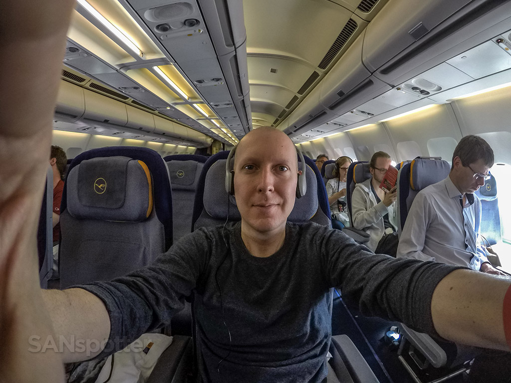 SANspotter selfie Lufthansa 