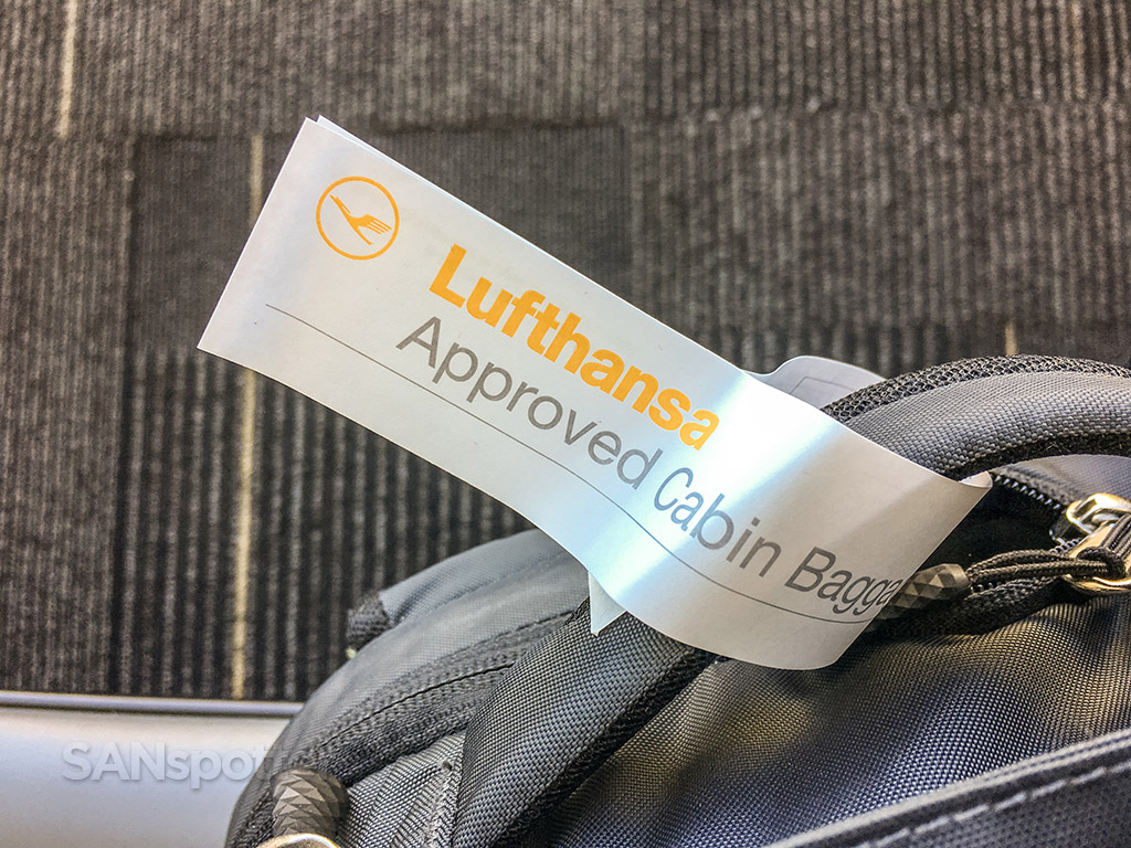 Lufthansa approved carry-on bag