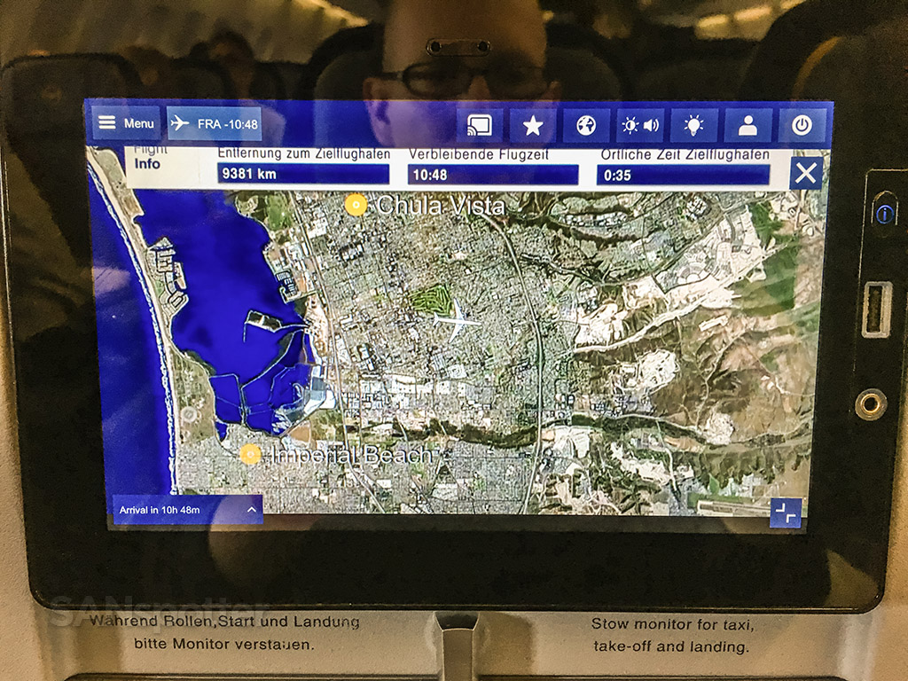 Lufthansa over Chula Vista