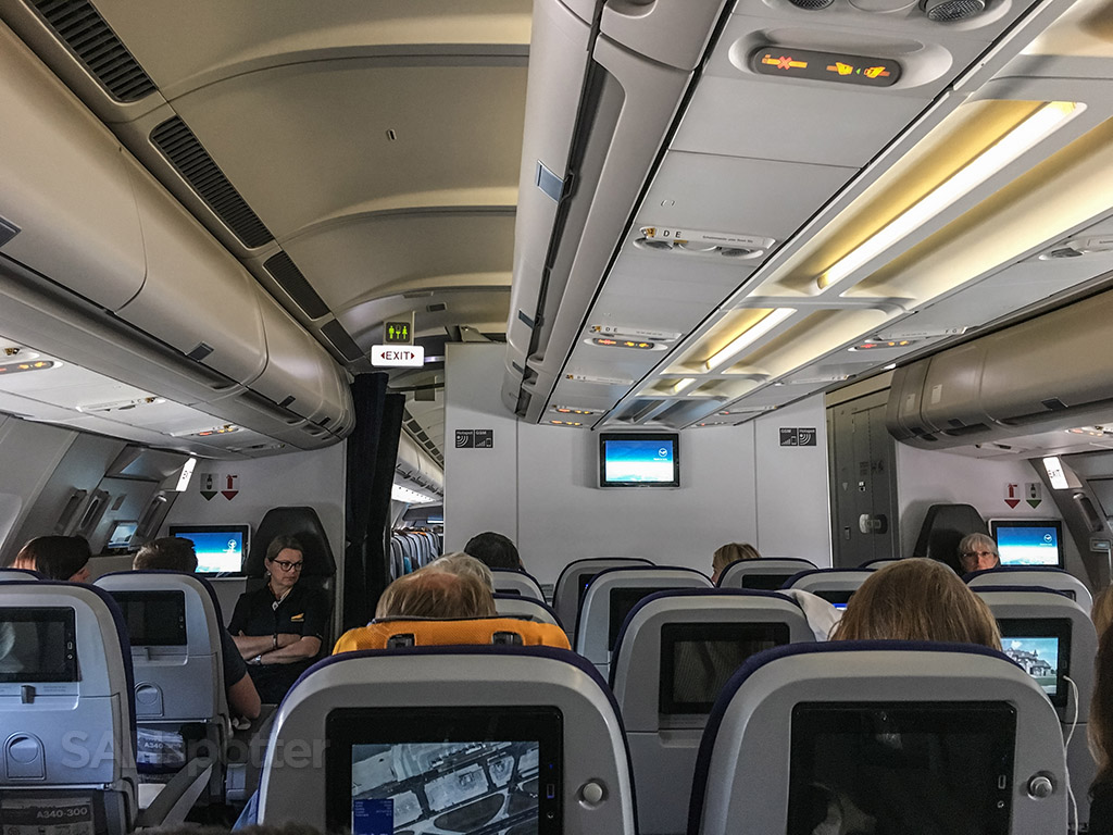 Lufthansa A340 300 Economy Class San Diego To Frankfurt