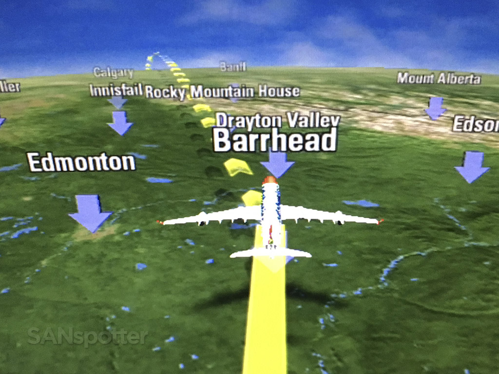Flying over Alberta Canada