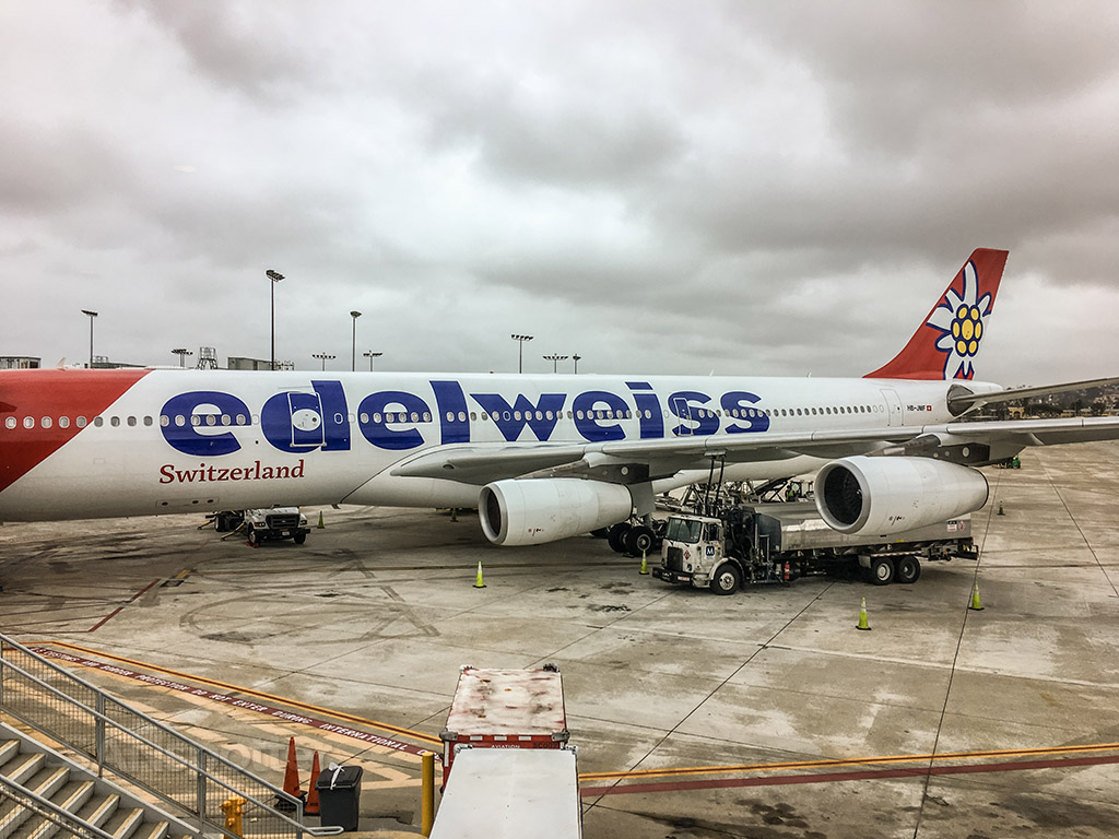 Edelweiss air San Diego review