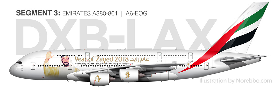 emirates a380 illustration by norebbo