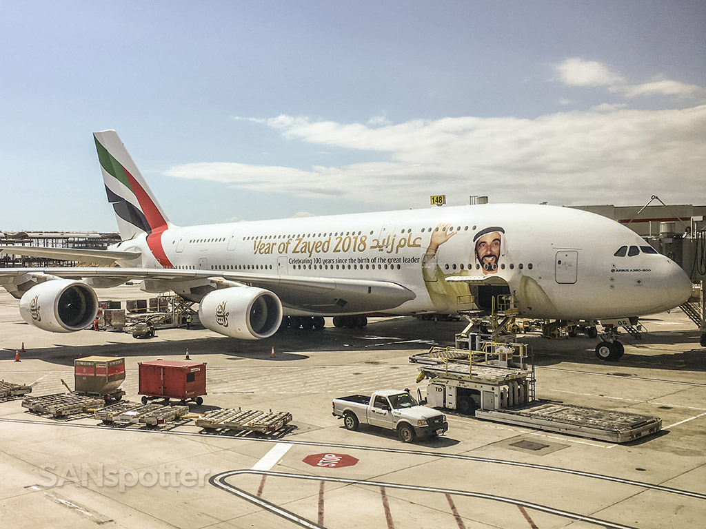  Emirates year of zayed 2018 A380 