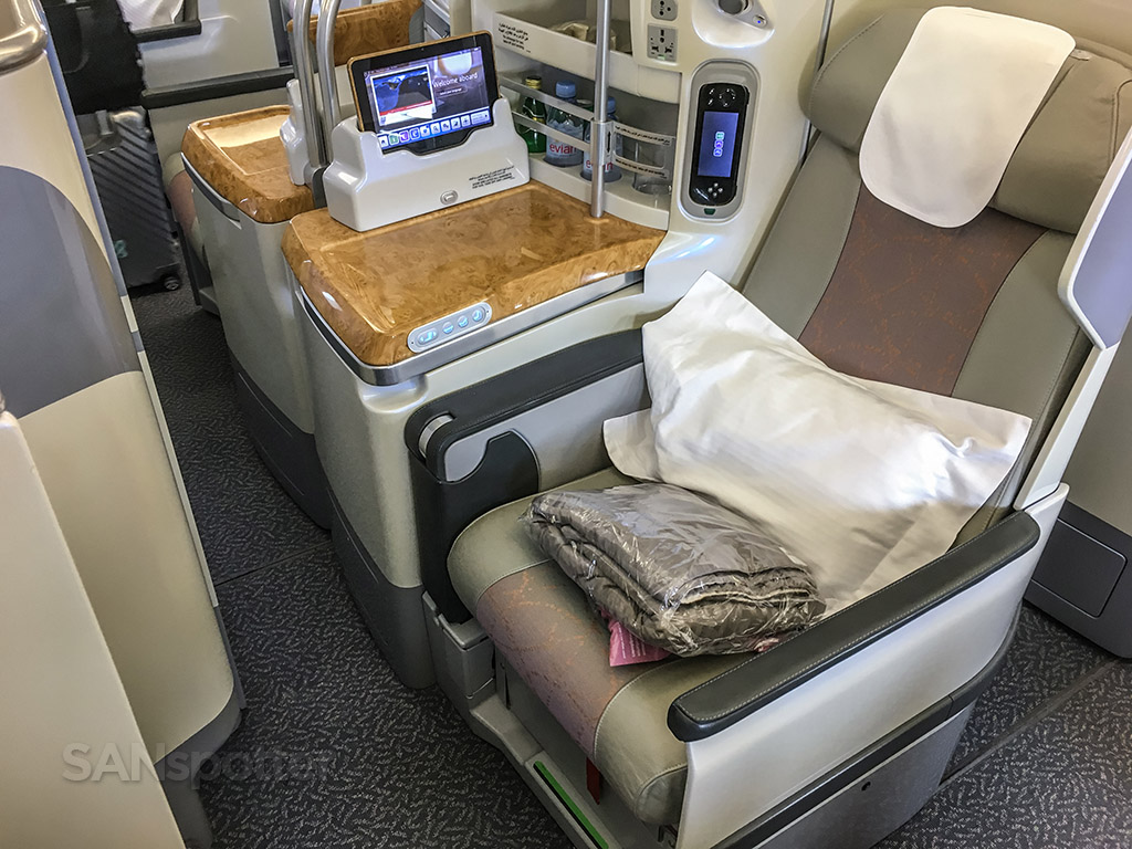Seat 15D emirates A380 business class