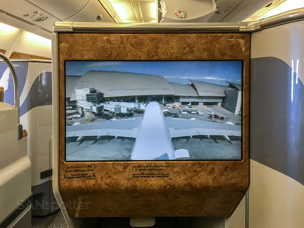 Emirates A380 external camera