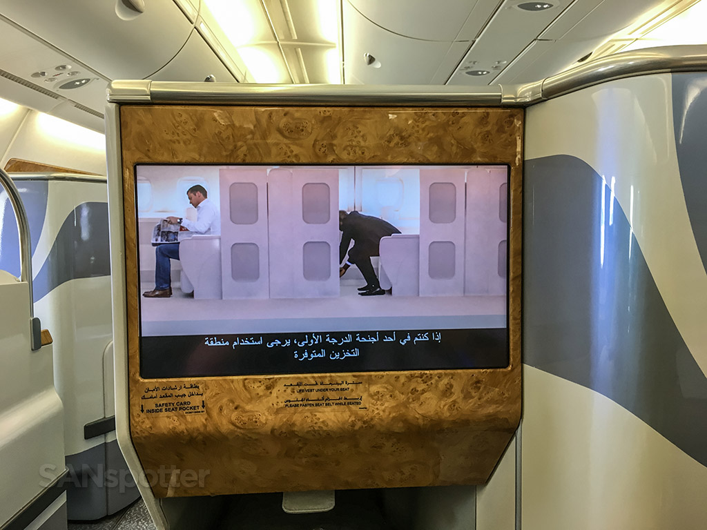 Emirates A380 safety video