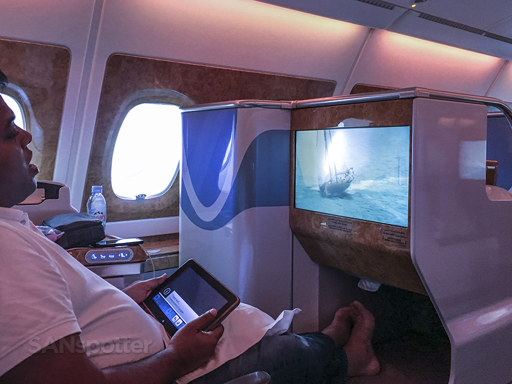 Emirates A380 flight experience