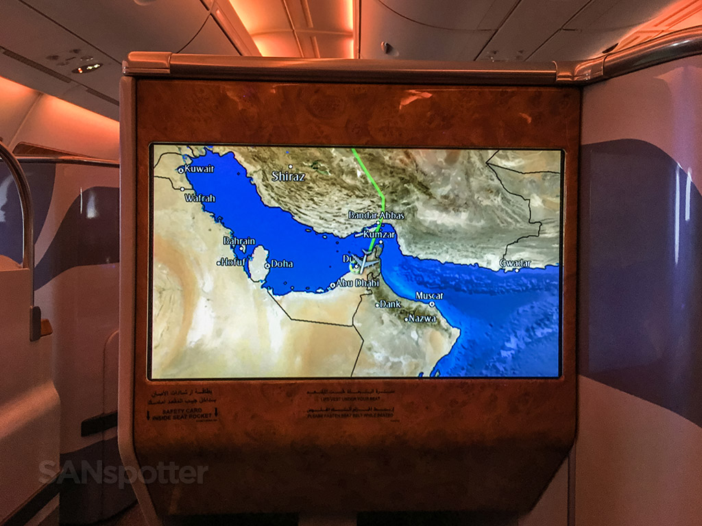 Flying into Dubai