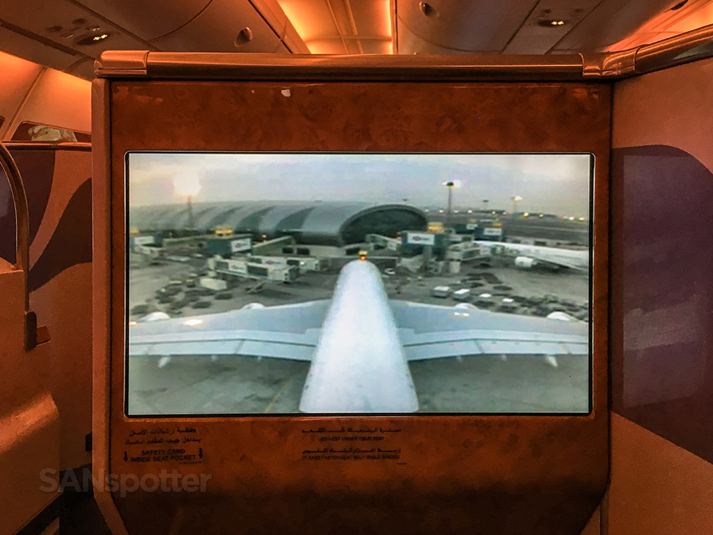 Emirates A380 arrival in Dubai