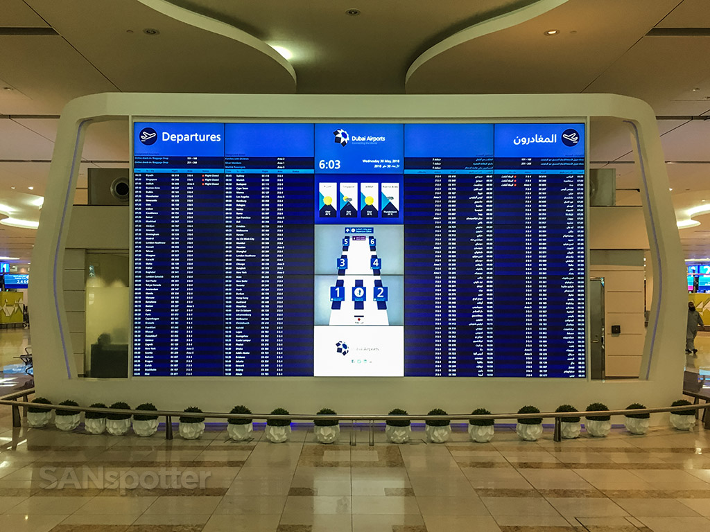 Dubai international airport departures