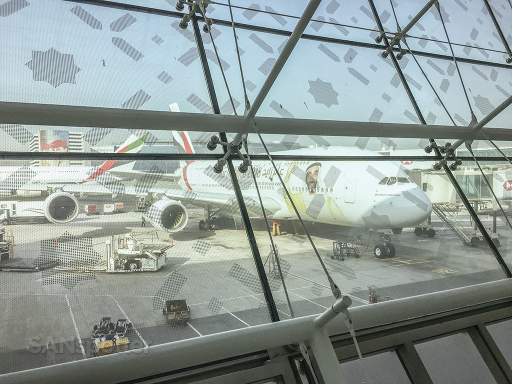 Emirates A380 Dubai airport