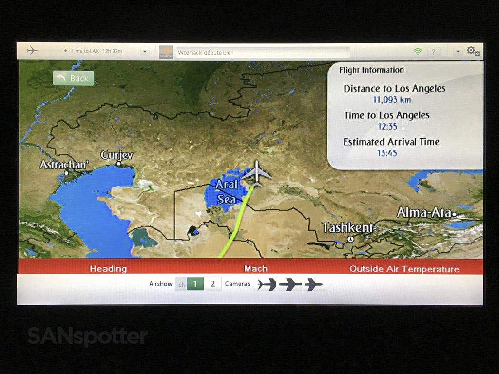 Flying from Dubai to Los Angeles
