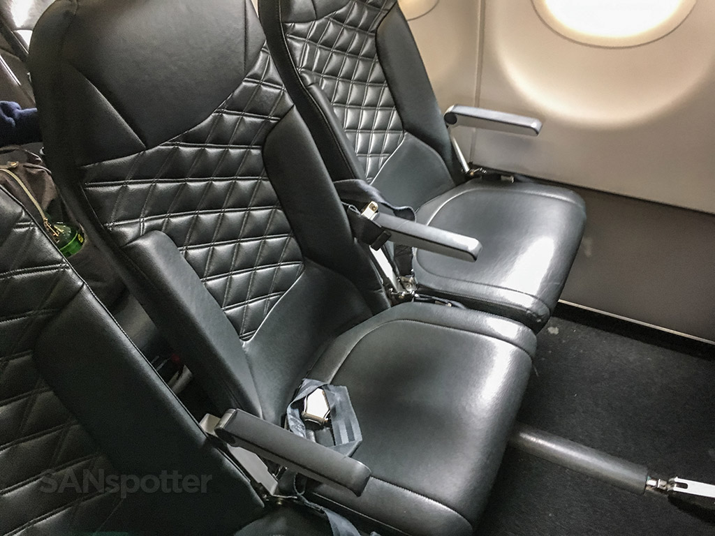 Frontier Airlines stretch seat
