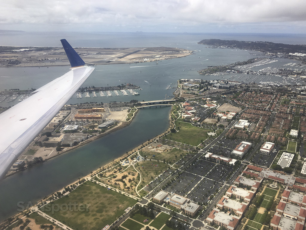 Departing San Diego airport