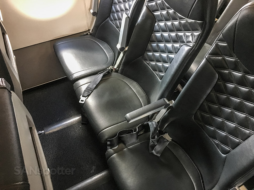 Frontier Airlines stretch seats