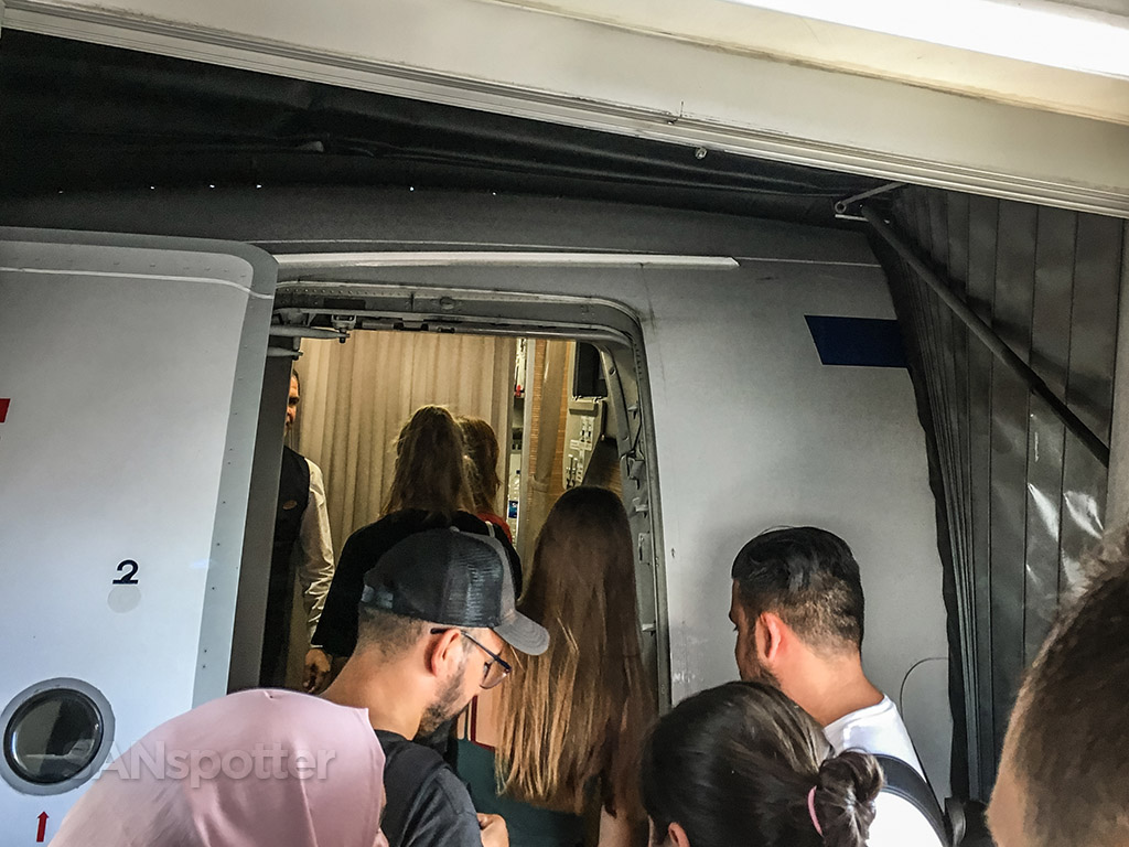 Turkish Airlines A321 boarding door
