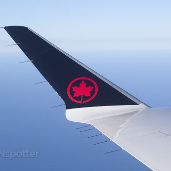 Flying my one millionth mile on an Air Canada Express (Jazz) CRJ-900 from San Diego to Vancouver