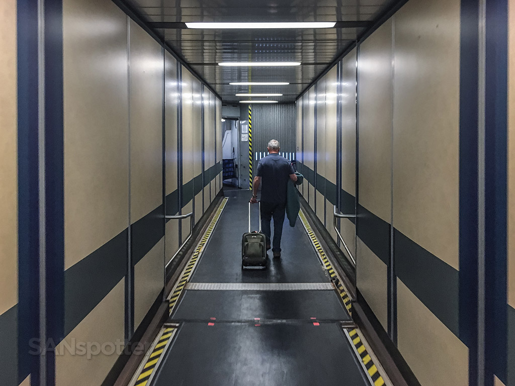 Old jet bridge San Diego airport