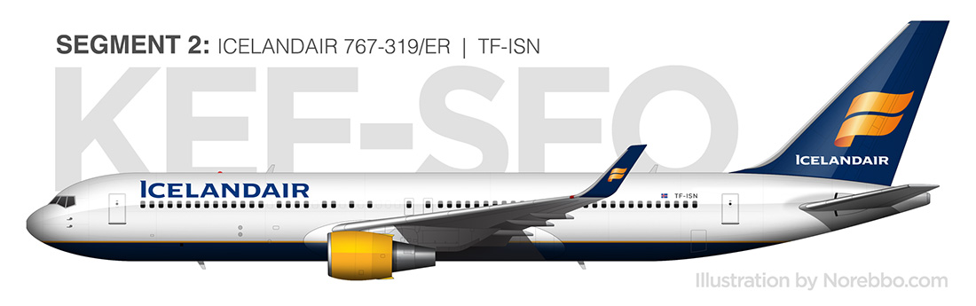 Icelandair 767-300 rendering by norebbo