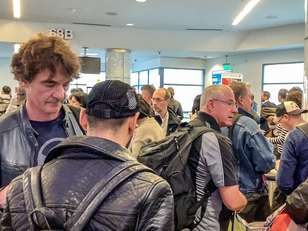 Terminal 6 overcrowding LAX