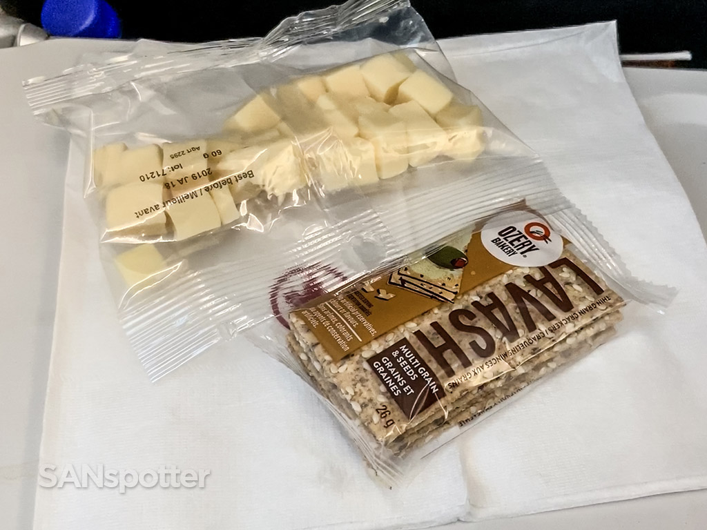 Air Canada meal for purchase