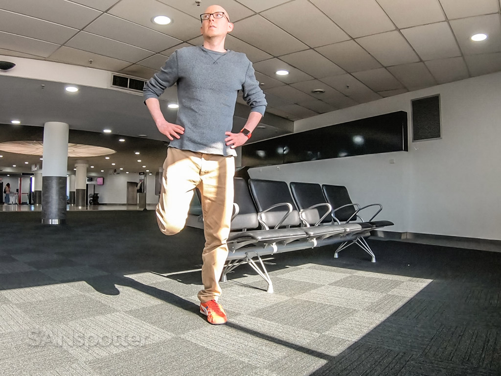 SANspotter selfie Melbourne airport