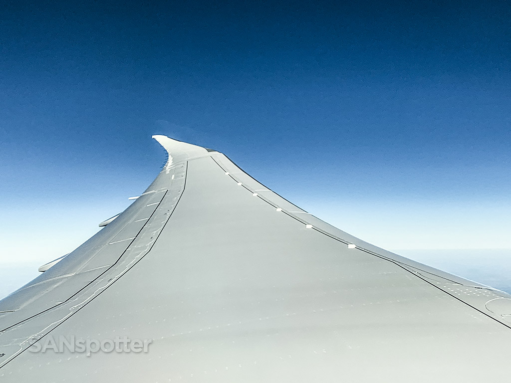 カンタス航空787の翼