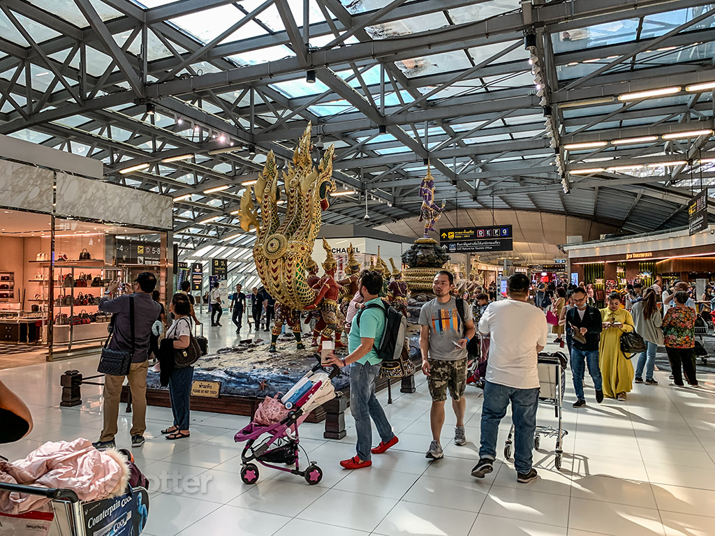 Bangkok Airport interior