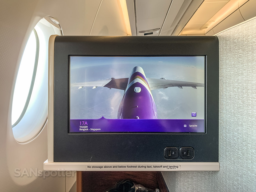 Thai Airways A350 tail camera