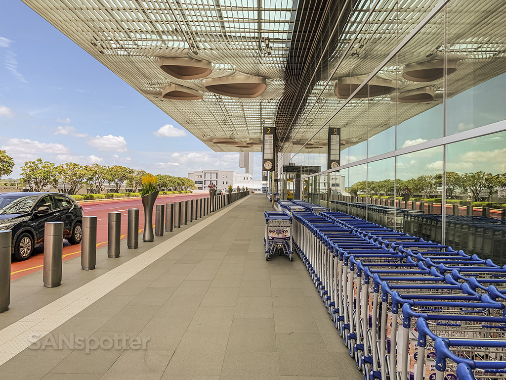 Curbside Singapore airport