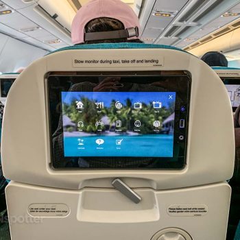 Air Tahiti Nui video screens